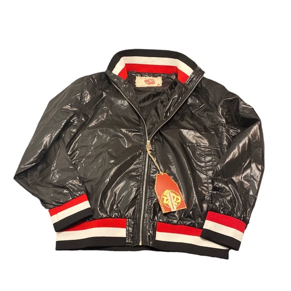 Red Tag Brand Mens Black Windbreaker Zip Up, 2x, NWT, $95 - Picture 1 of 13